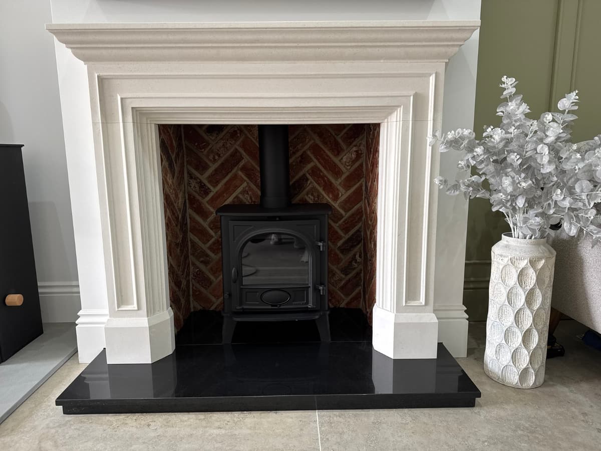 Professional stove installation