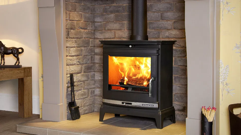 Portway Rochester 7 Multifuel Chrome Trim Ecodesign